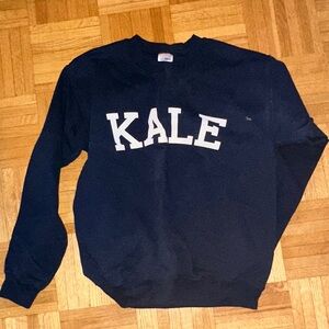“KALE” navy sweatshirt